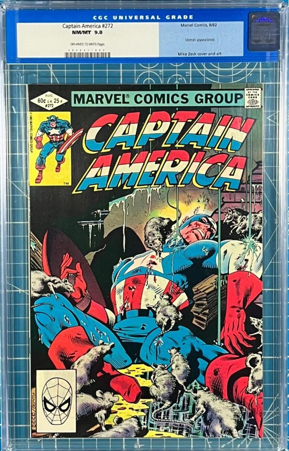 Captain America 272 CGC 9.8 Pedro Blackbird Comics & Coffeehouse