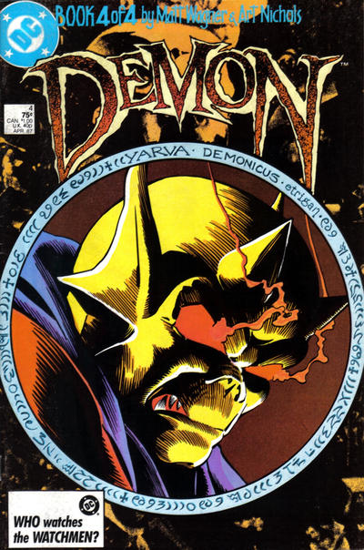 The Demon 1987 #4 Direct ed. - back issue - $3.00