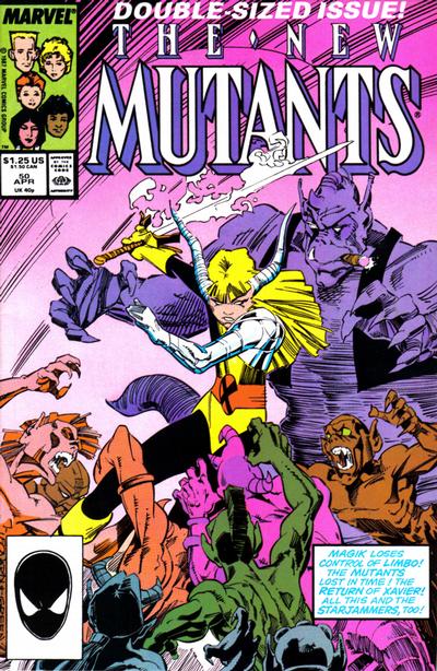 The New Mutants 1983 #50 Direct ed. - back issue - $3.00
