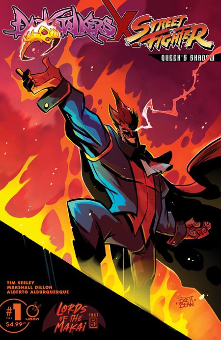 DARKSTALKERS X STREET FIGHTER QUEENS SHADOW #1 ONE SHOT CVR B BRETT BEAN