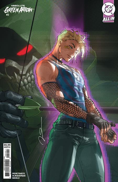 ABSOLUTE GREEN ARROW #2 CVR B GERALD PAREL CARD STOCK (OF 6)