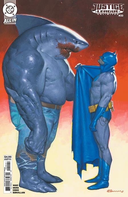 JUSTICE LEAGUE UNLIMITED #20 CVR D FABRIZIO DE TOMMASO CARD STOCK