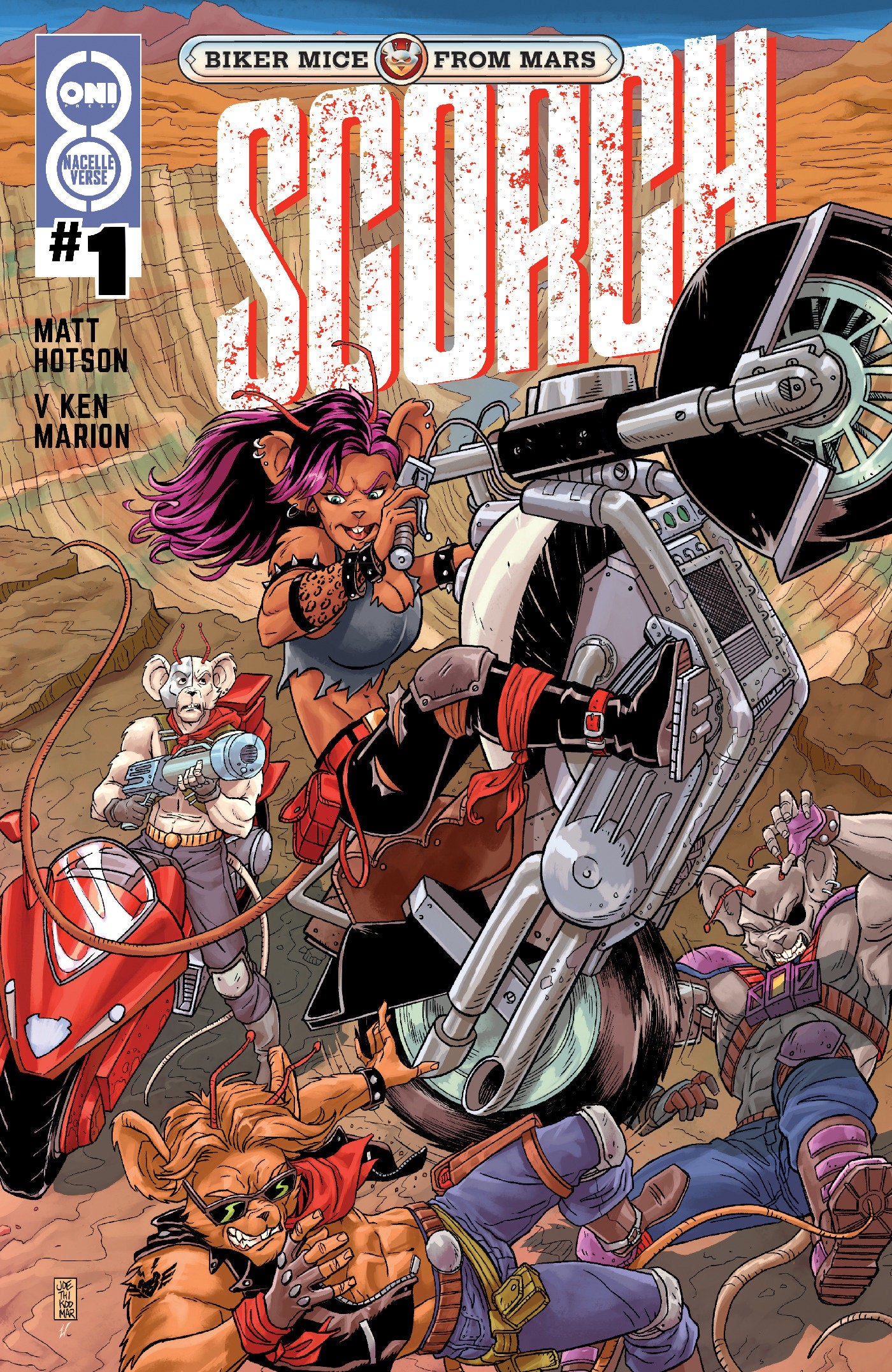BIKER MICE FROM MARS SCORCH #1 CVR C AJ JOTHIKUMAR