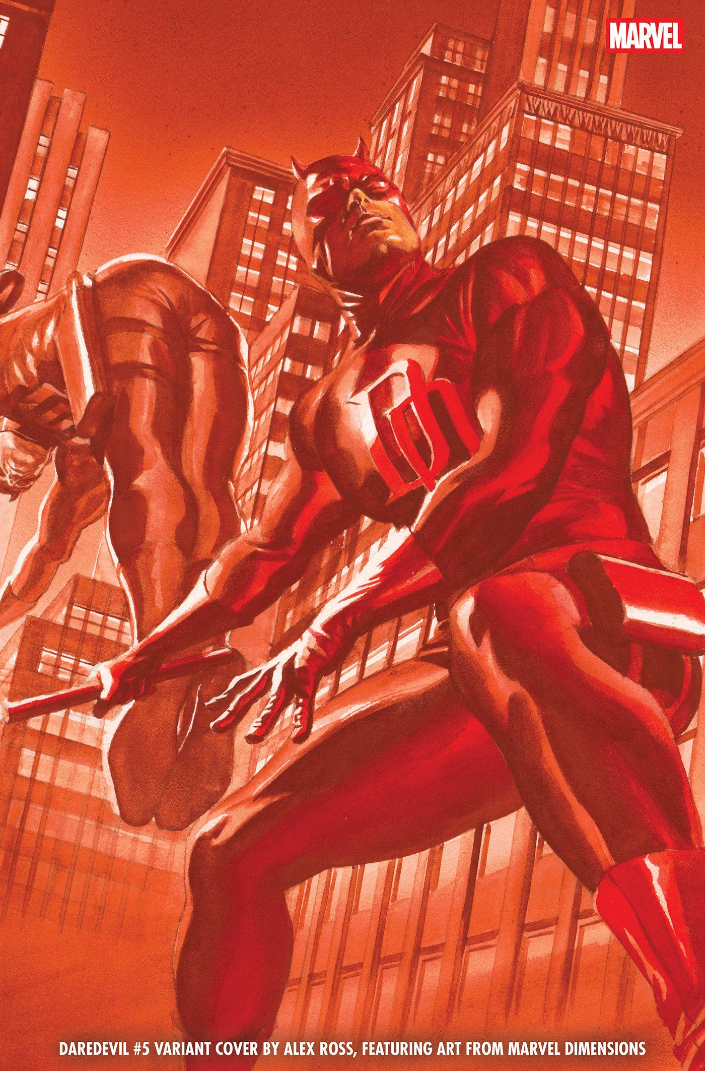 DAREDEVIL #5 ALEX ROSS MARVEL DIMENSIONS CVR B