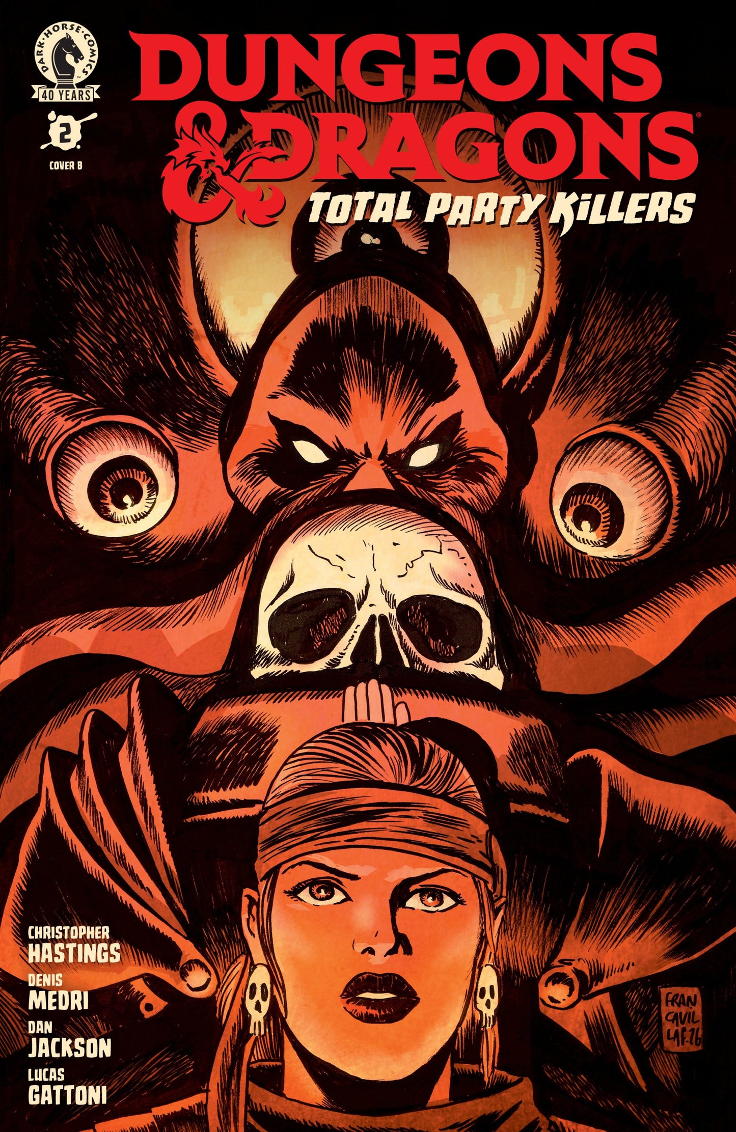 DUNGEONS AND DRAGONS TOTAL PARTY KILLERS #2 CVR B FRANCESCO FRANCAVILLA