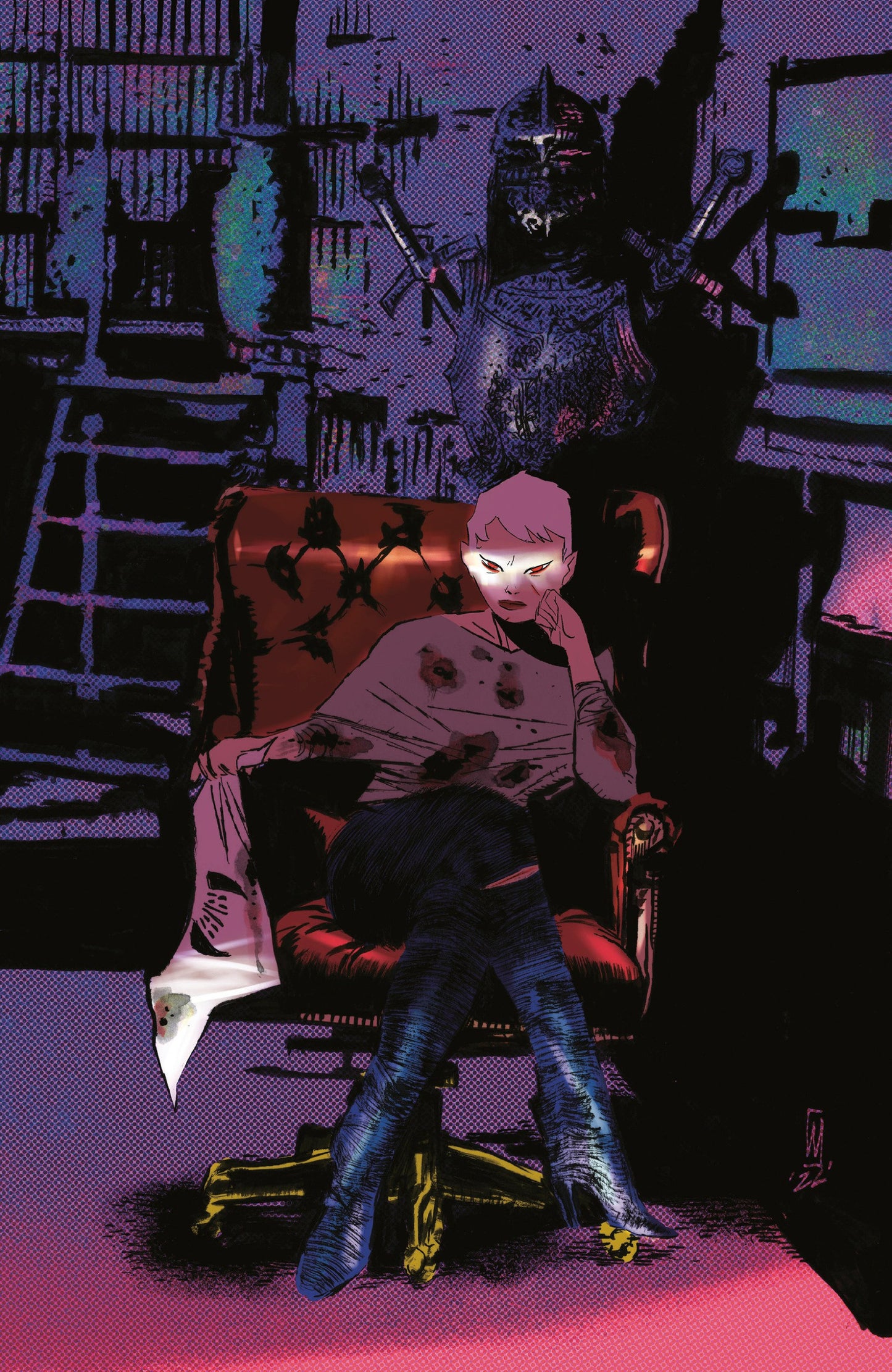 FALL OF THE HOUSE OF SLAUGHTER #4 FULL ART DELLEDERA CVR B