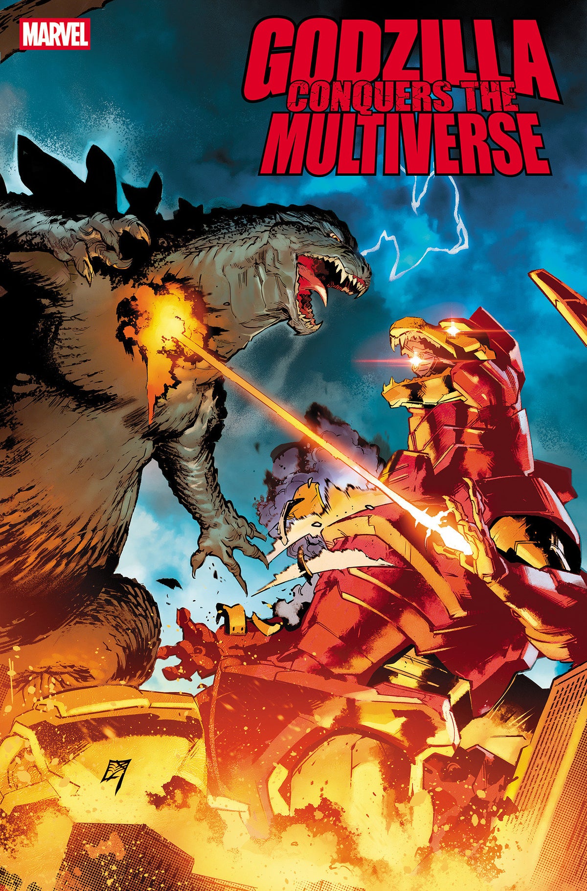 GODZILLA CONQUERS THE MULTIVERSE #2 CF VILLA HEISEI VS MARVEL CVR B