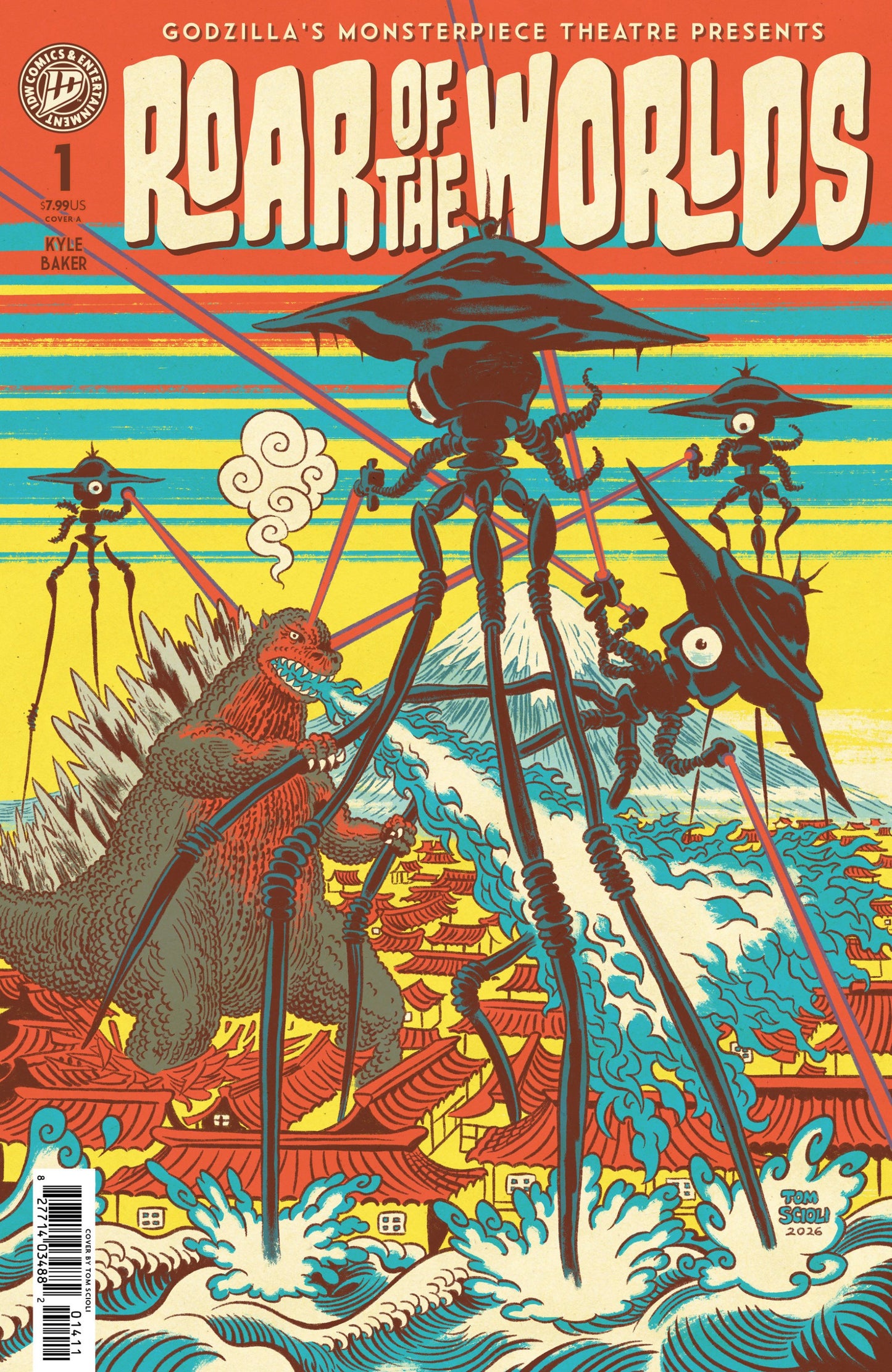 GODZILLAS MONSTERPIECE THEATRE PRESENTS ROAR OF THE WORLDS SCIOLI CVR A