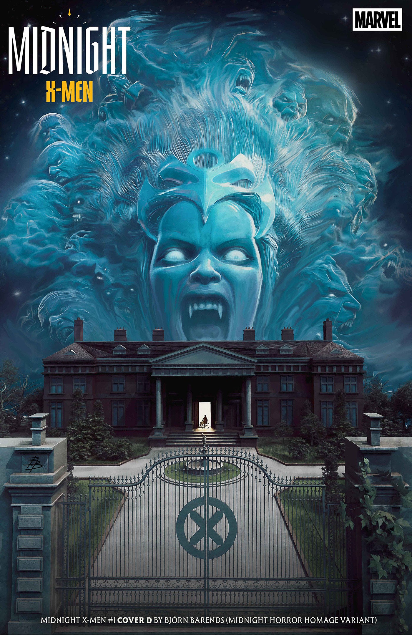 MIDNIGHT X-MEN #1 BJORN BARENDS MIDNIGHT HORROR HOMAGE CVR D