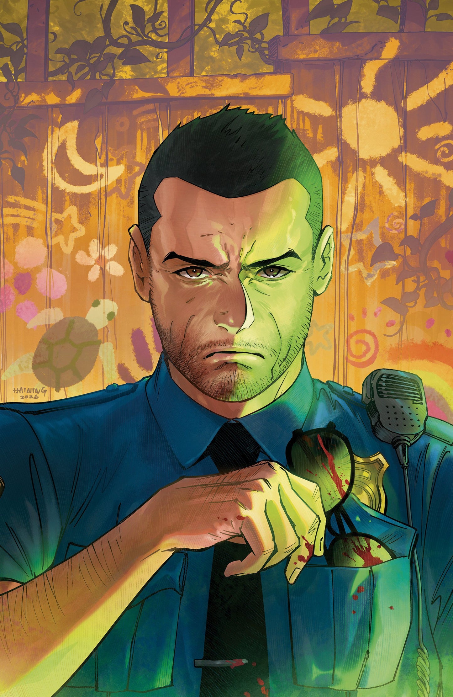 NEIGHBORHOOD WATCH #4 FULL ART HAINING CVR D