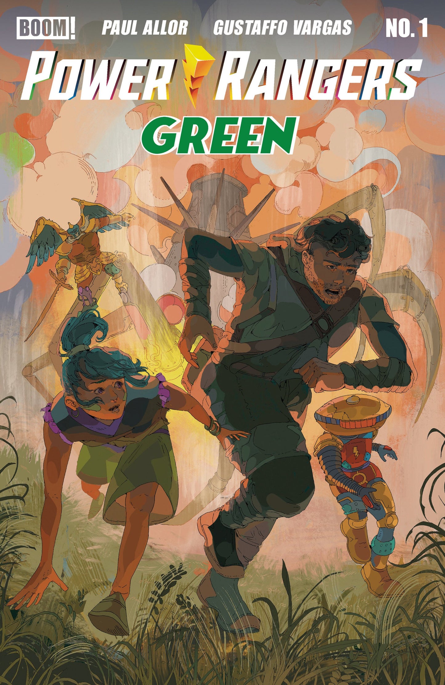 POWER RANGERS GREEN #1 FOC REVEAL LEE CVR M