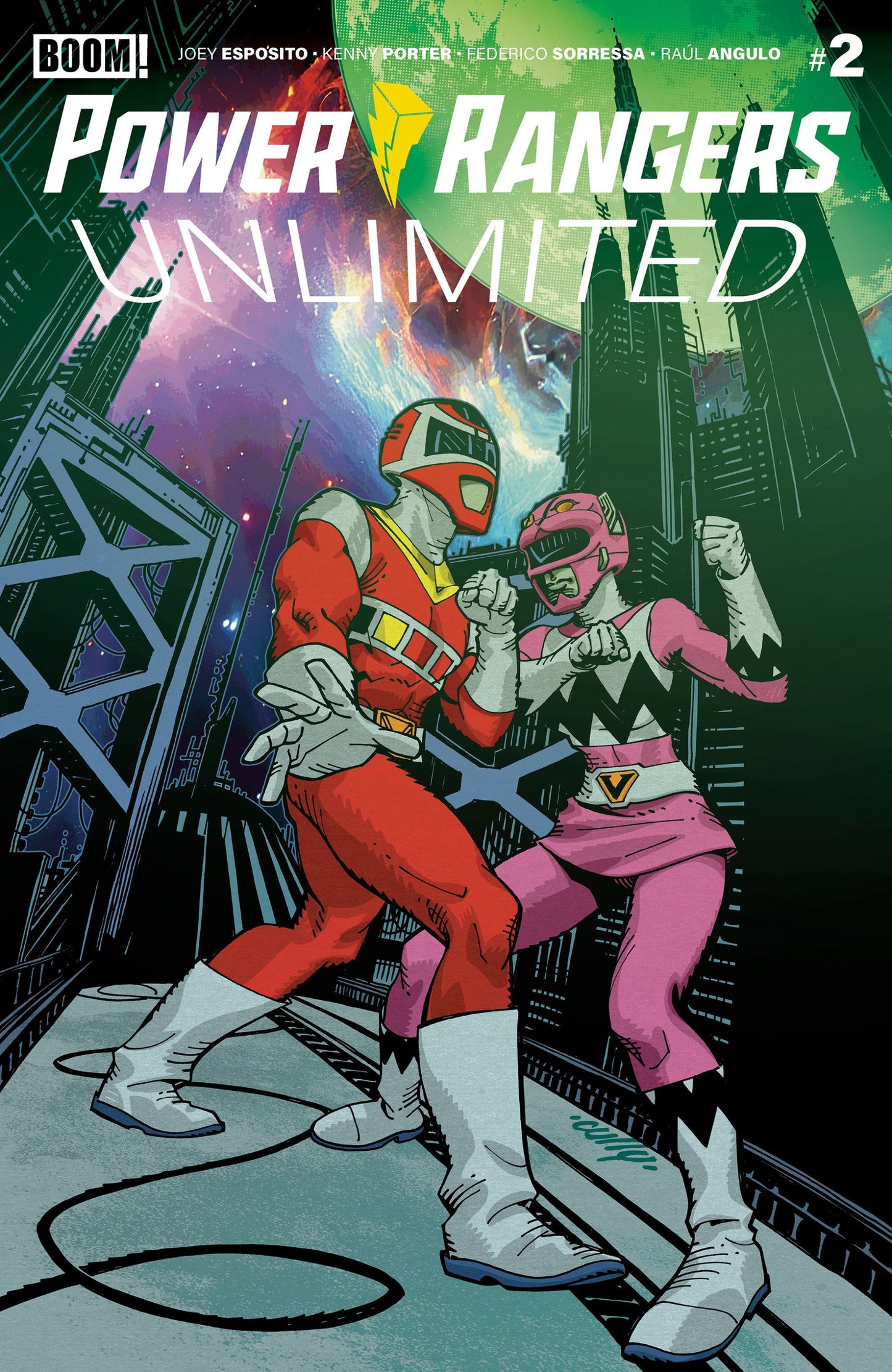 POWER RANGERS UNLIMITED #2 HAMNER CVR B