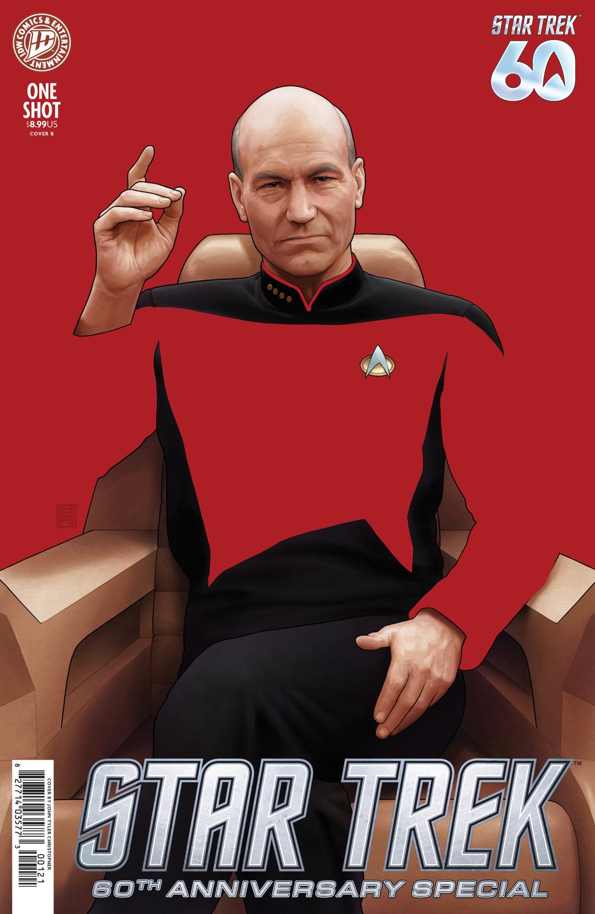 STAR TREK 60TH ANNIVERSARY SPECIAL CHRISTOPHER CVR B