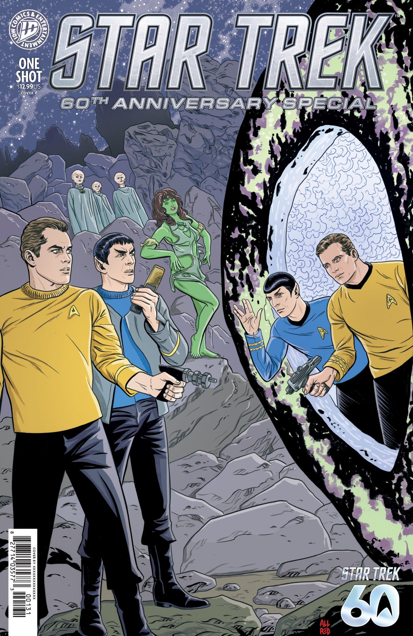 STAR TREK 60TH ANNIVERSARY SPECIAL FOIL ALLRED CVR C