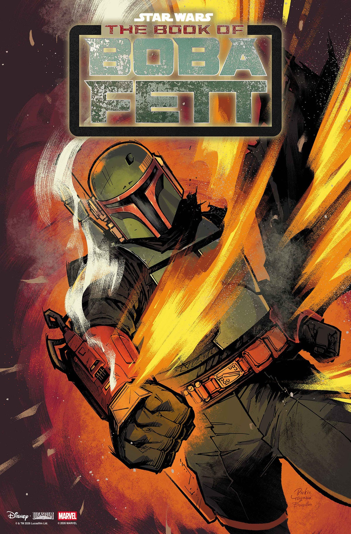 STAR WARS THE BOOK OF BOBA FETT #1 RICKIE YAGAWA FOIL CVR D