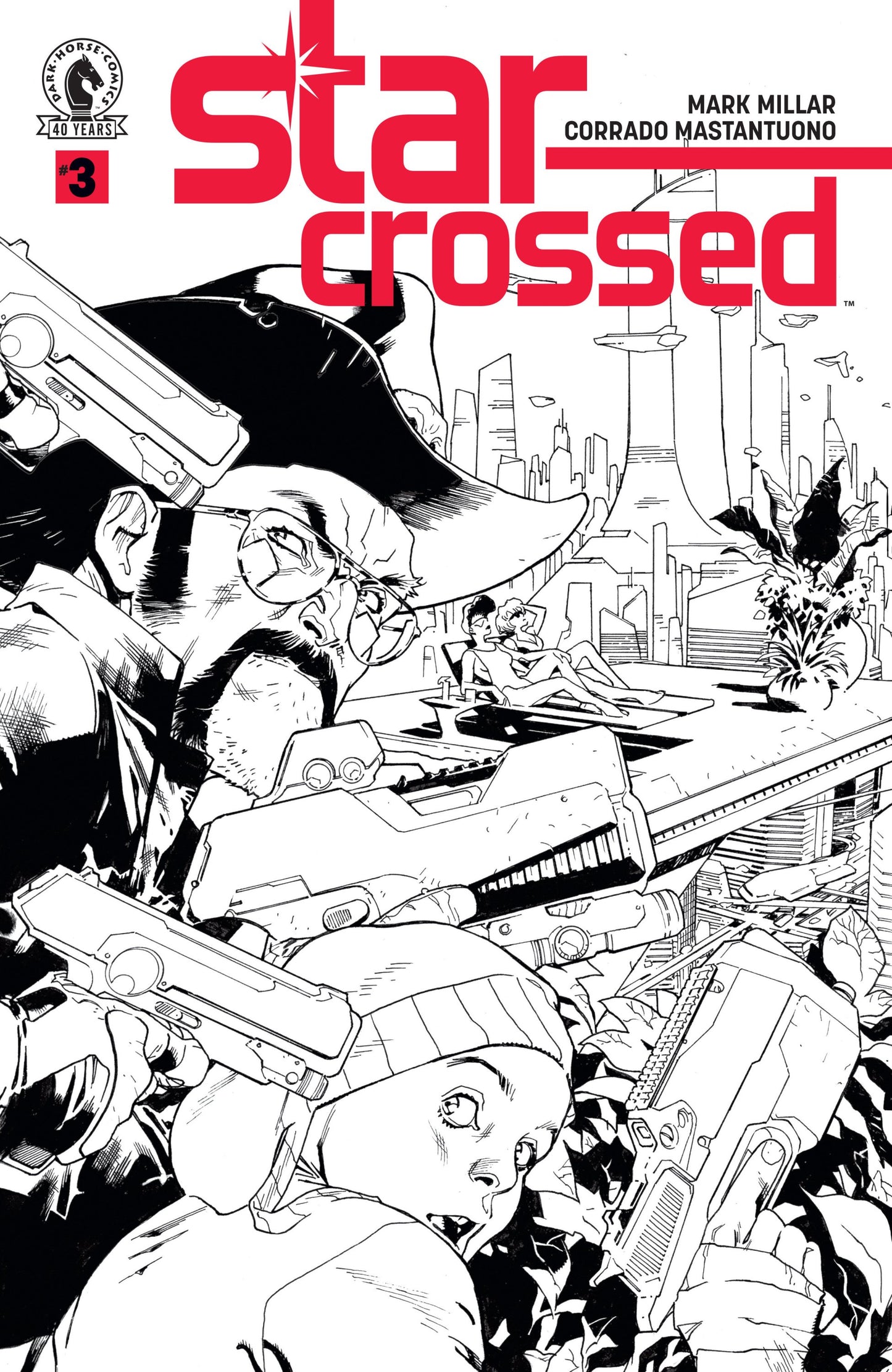 STAR-CROSSED #3 CVR B BLACK & WHITE STUART IMMONEN