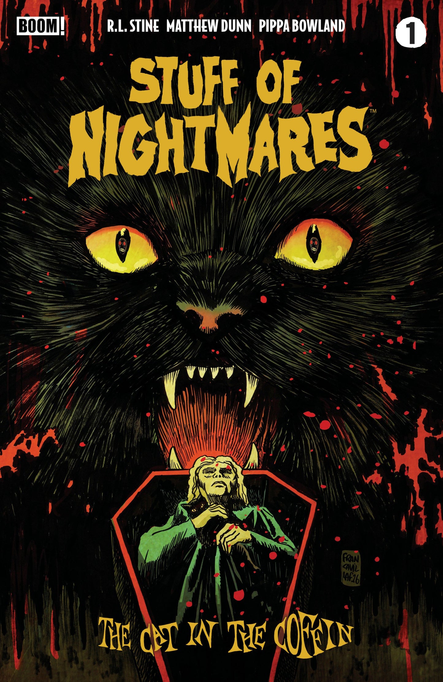 STUFF OF NIGHTMARES THE CAT IN THE COFFIN #1 FRANCAVILLA CVR A