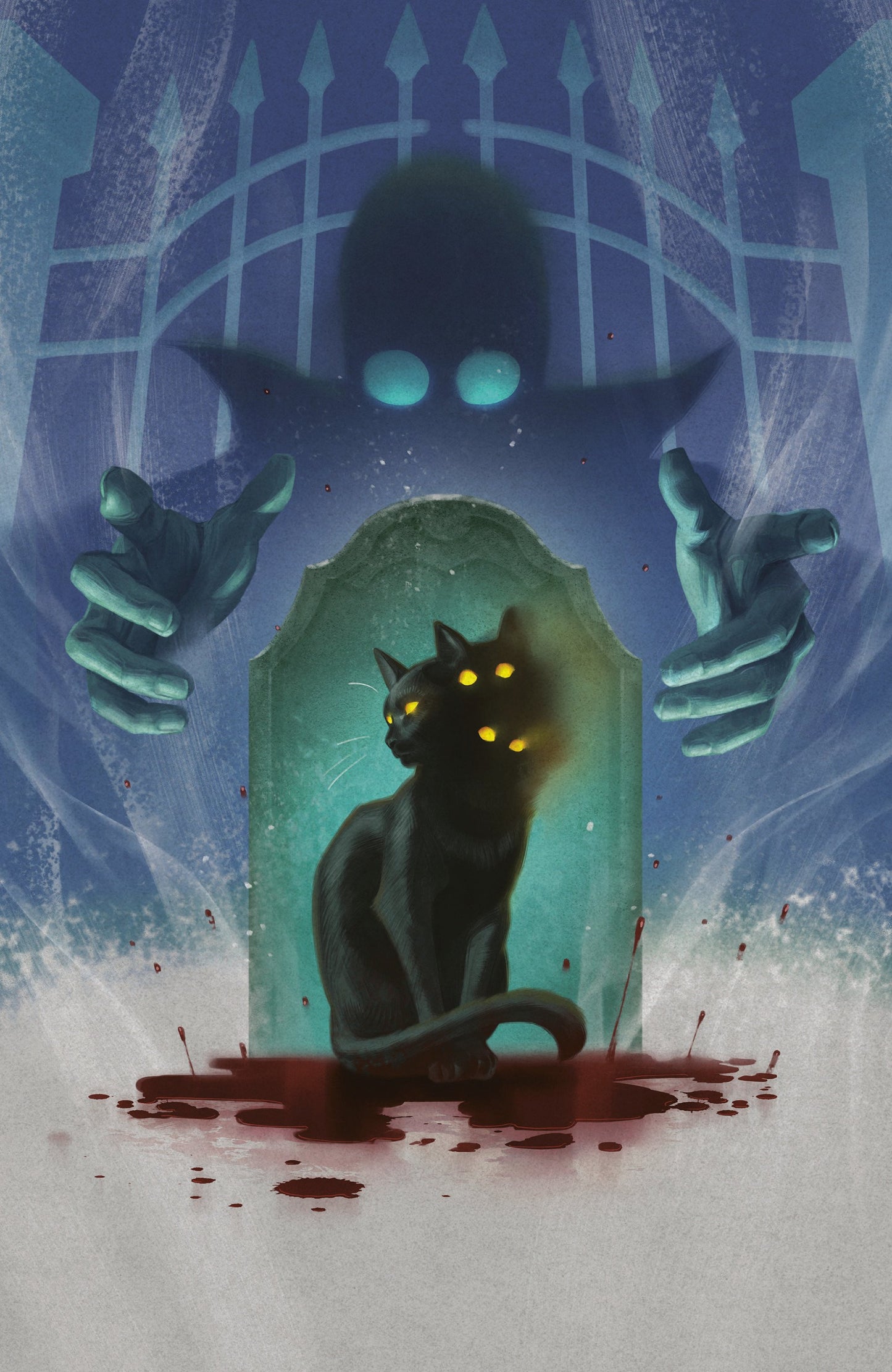 STUFF OF NIGHTMARES THE CAT IN THE COFFIN #1 MURAKAMI CVR B