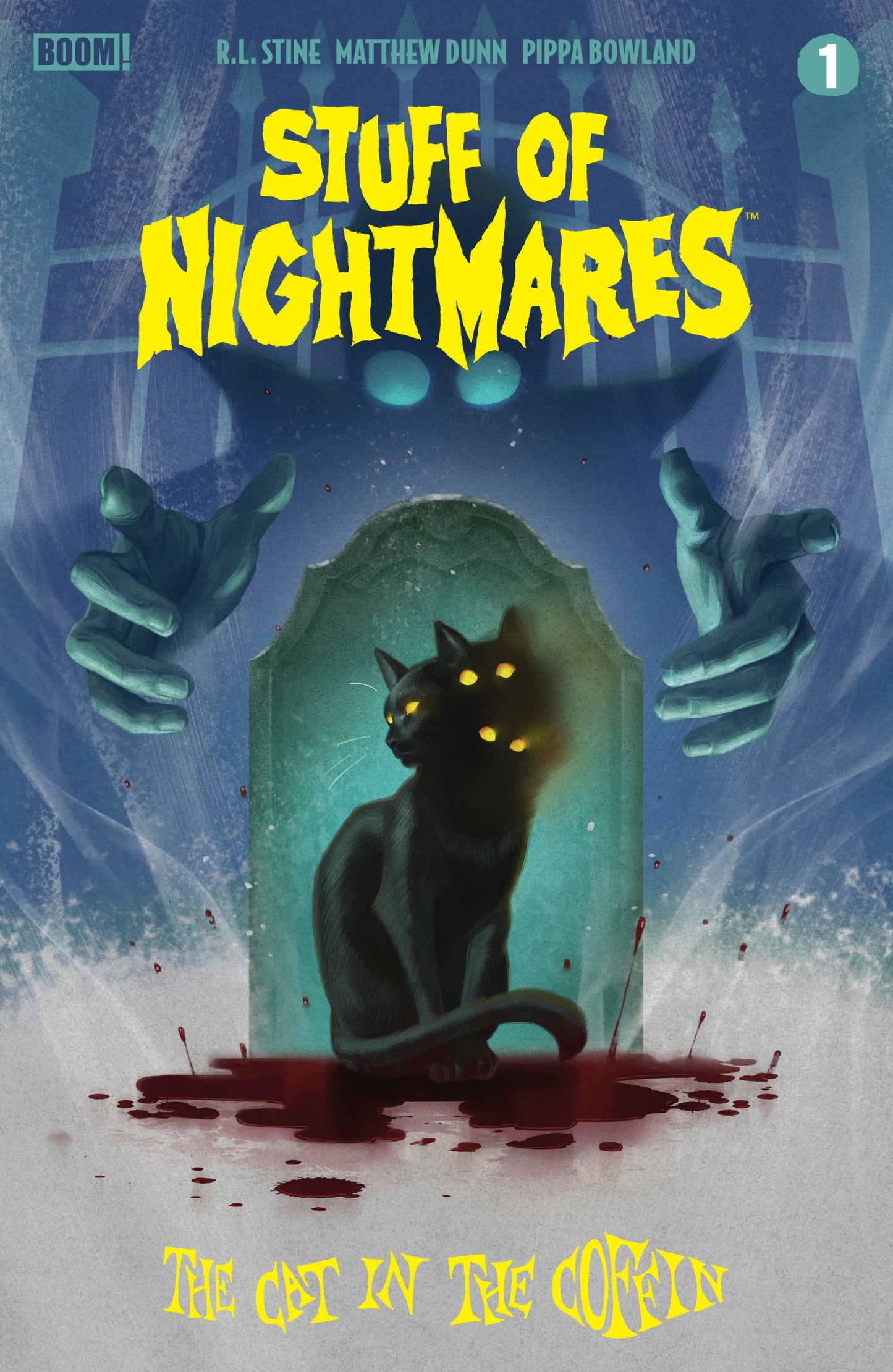 STUFF OF NIGHTMARES THE CAT IN THE COFFIN #1 MURAKAMI CVR B