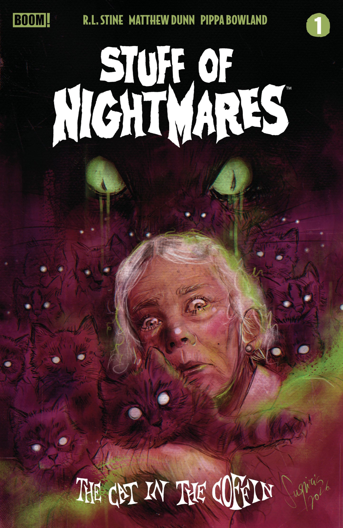 STUFF OF NIGHTMARES THE CAT IN THE COFFIN #1 FOC REVEAL VILCHEZ CVR H