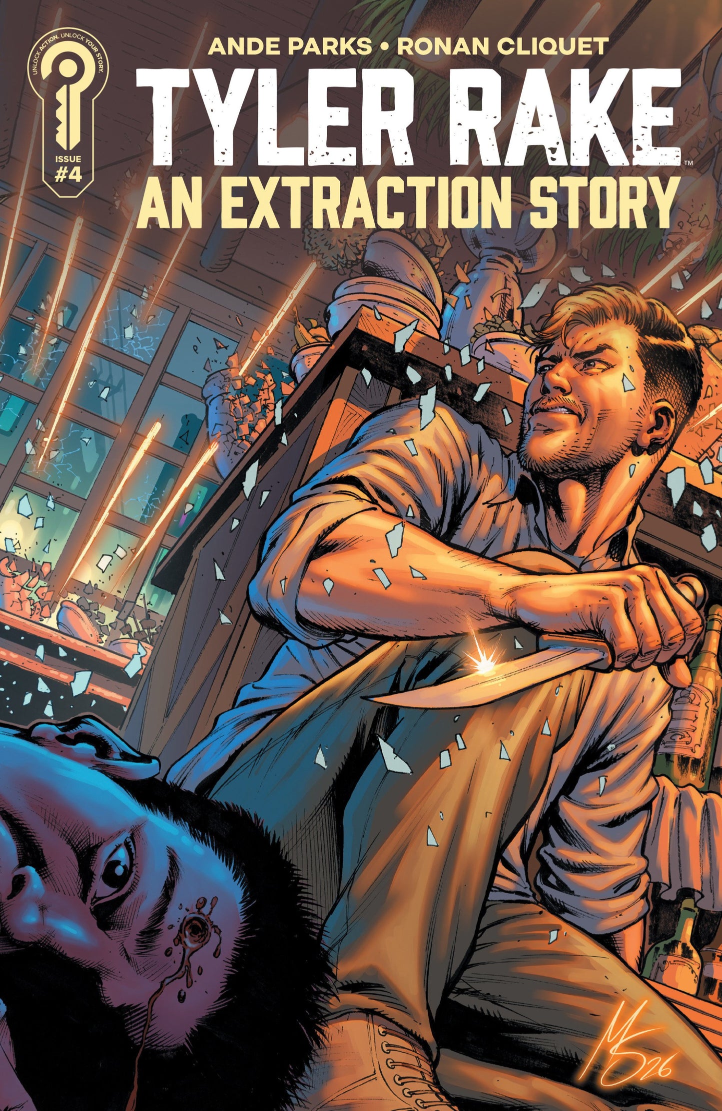 TYLER RAKE AN EXTRACTION STORY #4 MARCO SANTUCCI CVR B