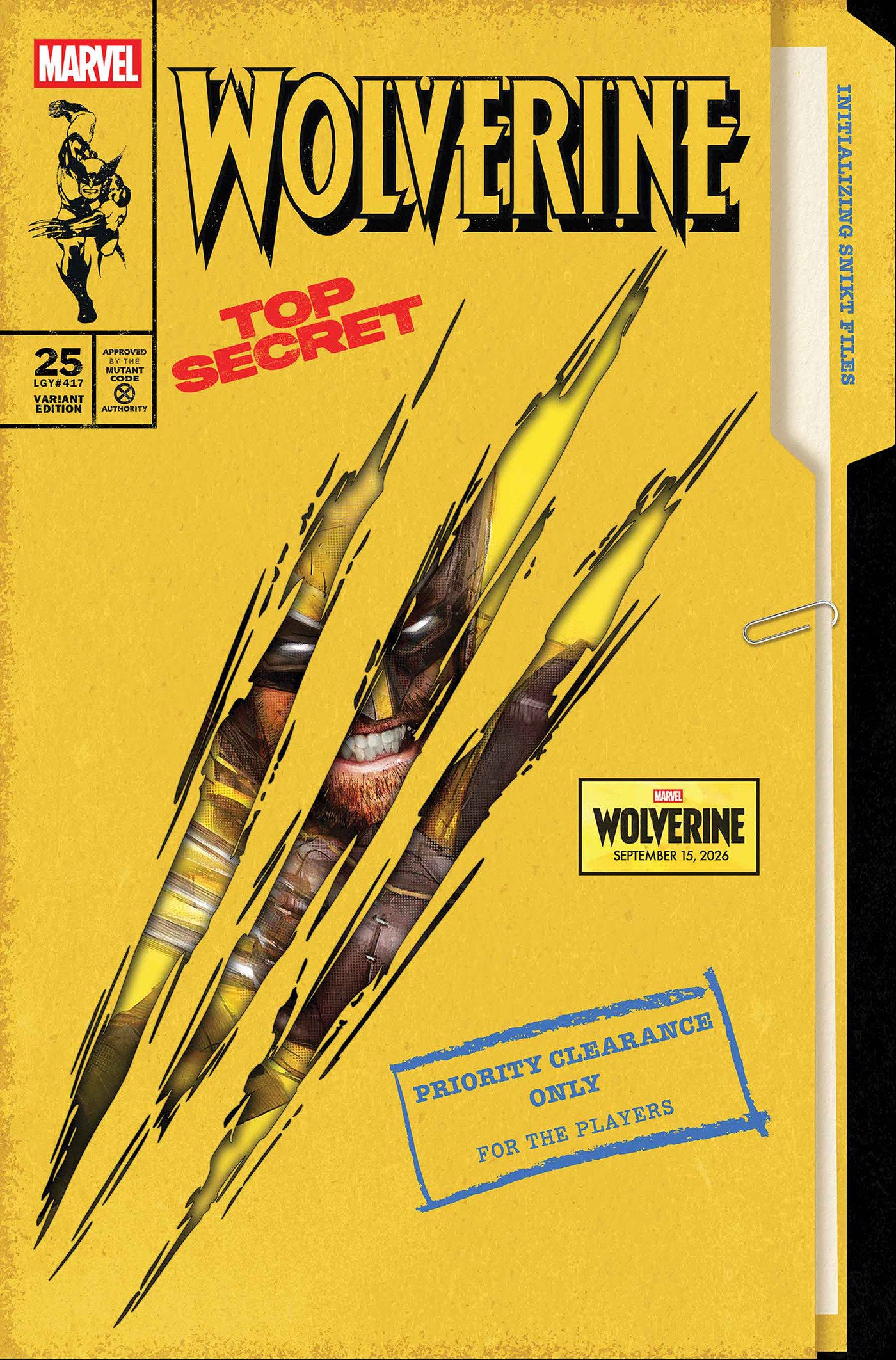WOLVERINE #25 JOCK MARVEL GAMES CVR D
