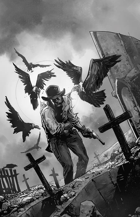 DEAD ACRE #2 CVR D INC 1:30 NATHAN GOODEN BLACK & WHITE FULL ART