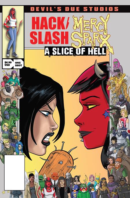 DEVILS DUE PRESENTS HACK SLASH MERCY SPARX #1 ONE SHOT CVR B TIM SEELEY JOSH BLAYLOCK HOMAGE