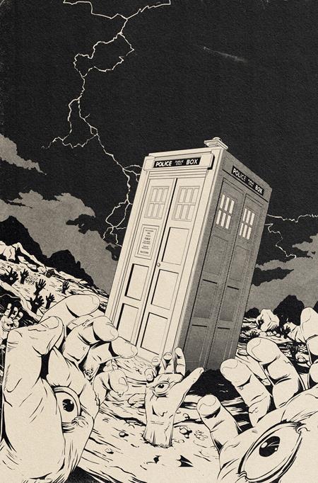 DOCTOR WHO CIRCUIT BREAKER #2 CVR E FLOPS DALEK TAKEOVER COLOR YOUR OWN CARDSTOCK (OF 2)