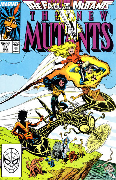 The New Mutants 1983 #61 Direct ed. - back issue - $3.00