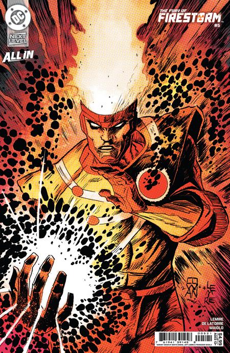 FURY OF FIRESTORM #5 CVR B DENYS COWAN & JEFF LEMIRE CARD STOCK (OF 8)
