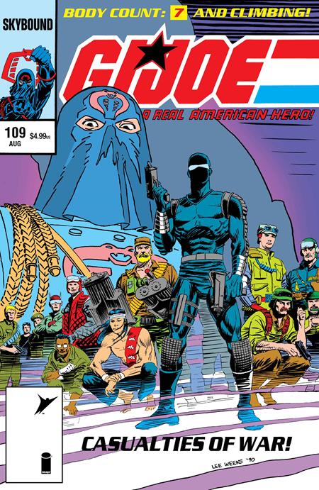 GI JOE A REAL AMERICAN HERO #109 HAMA FILES EDITION CVR C LEE WEEKS FOIL