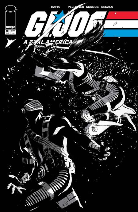 GI JOE A REAL AMERICAN HERO #331 CVR B LEE WEEKS BLACK & WHITE