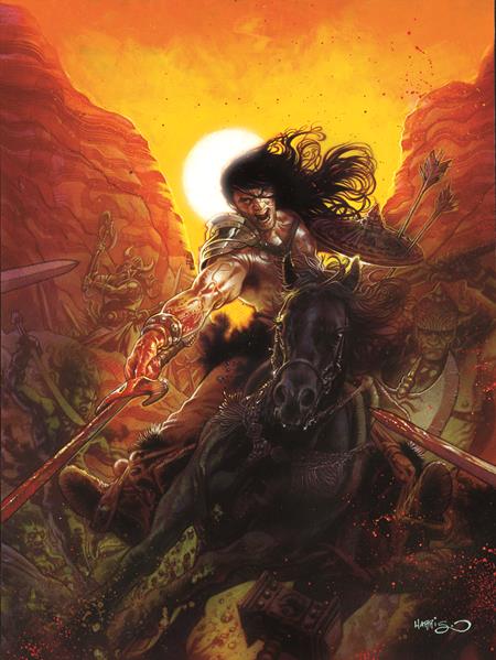 SAVAGE SWORD OF CONAN REFORGED #6 CVR D TONY HARRIS VIRGIN FOIL