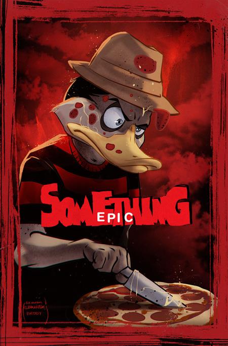 SOMETHING EPIC #14 CVR B SZYMON KUDRANSKI NIGHTMARE ON ELM STREET HOMAGE