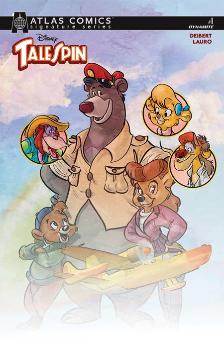 TALESPIN #1 CVR H CAT STAGGS ATLAS EDITION SIGNED BY AMANDA DEIBERT AND CAT STAGGS