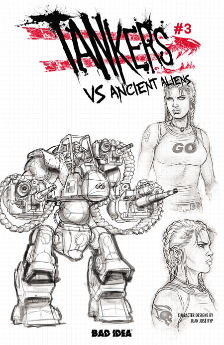 TANKERS VS ANCIENT ALIENS # 3 CVR C JUAN JOSE RYP DESIGN (OF 4)