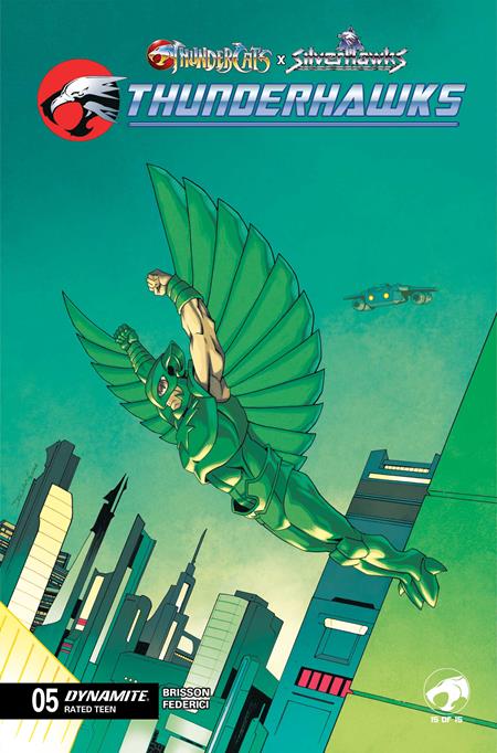 THUNDERCATS X SILVERHAWKS THUNDERHAWKS #5 CVR B DECLAN SHALVEY