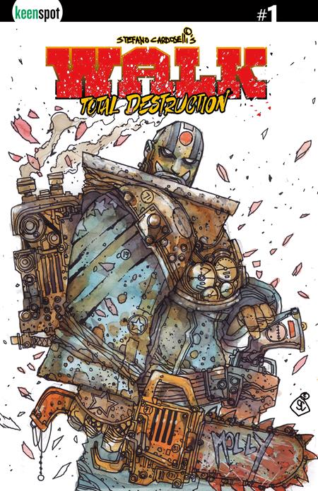 WALK TOTAL DESTRUCTION #1 ONE SHOT CVR C STEFANO CARDOSELLI HOLOFOIL FLIP