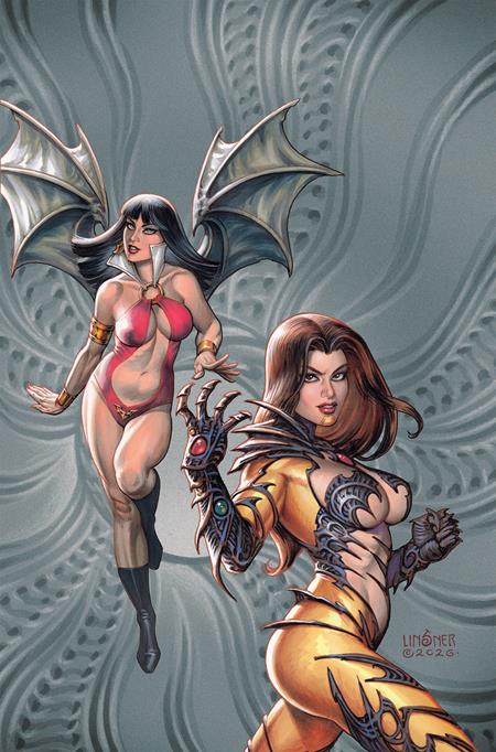 WITCHBLADE VAMPIRELLA #1 ONE SHOT CVR E INC 1:50 JOSEPH MICHAEL LINSNER VIRGIN VAR
