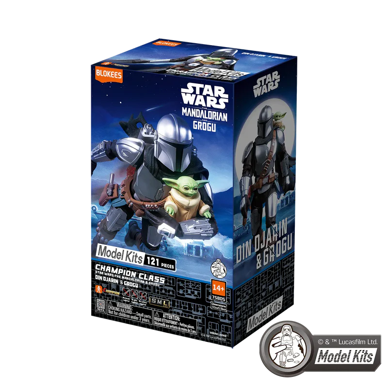 BLOKEES - STAR WARS - DIN DJARIN & GROGU - THE MANDALORIAN - CHAMPION CLASS