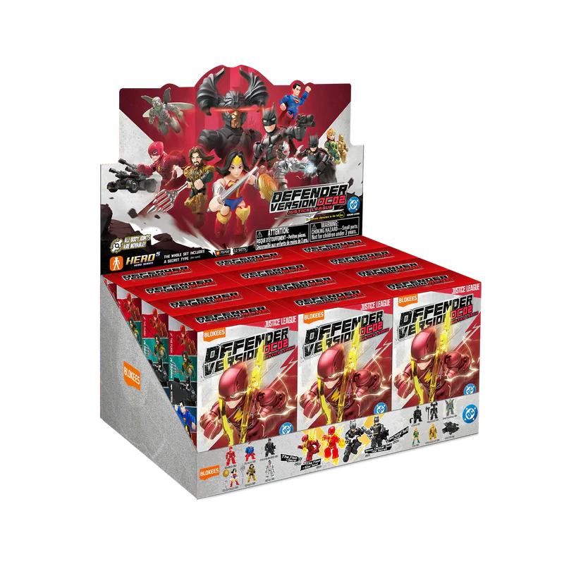 BLOKEES - DC UNIVERSE - 02 JUSTICE LEAGUE - 12PC BMB SEALED CASE