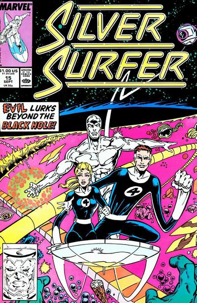 Silver Surfer 1987 #15 Direct ed. - back issue - $3.00