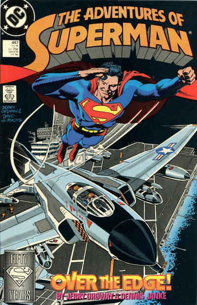 Adventures of Superman 1987 #447 Direct ed. - back issue - $3.00