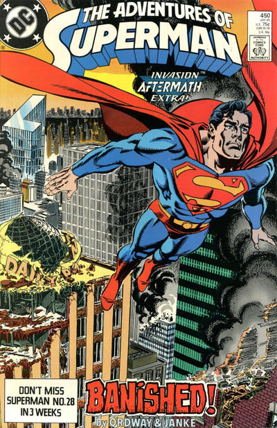 Adventures of Superman 1987 #450 Direct ed. - back issue - $3.00