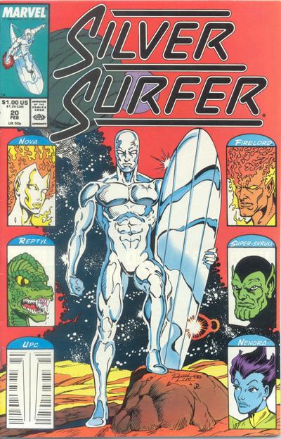 Silver Surfer 1987 #20 Direct ed. - back issue - $3.00