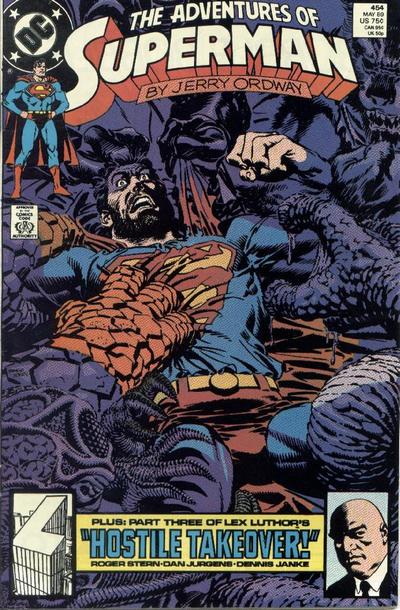 Adventures of Superman 1987 #454 Direct ed. - back issue - $3.00