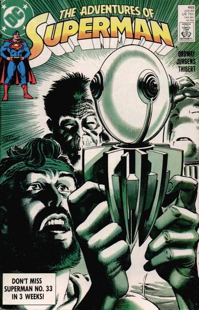 Adventures of Superman 1987 #455 Direct ed. - back issue - $3.00