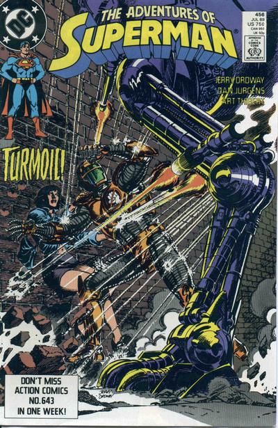 Adventures of Superman 1987 #456 Direct ed. - back issue - $3.00