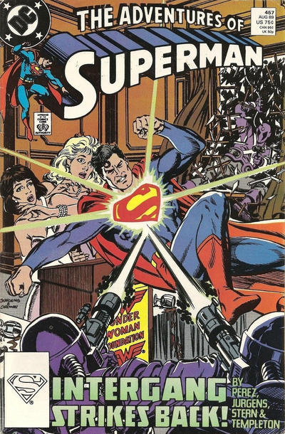 Adventures of Superman 1987 #457 Direct ed. - back issue - $3.00